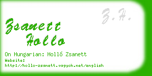 zsanett hollo business card